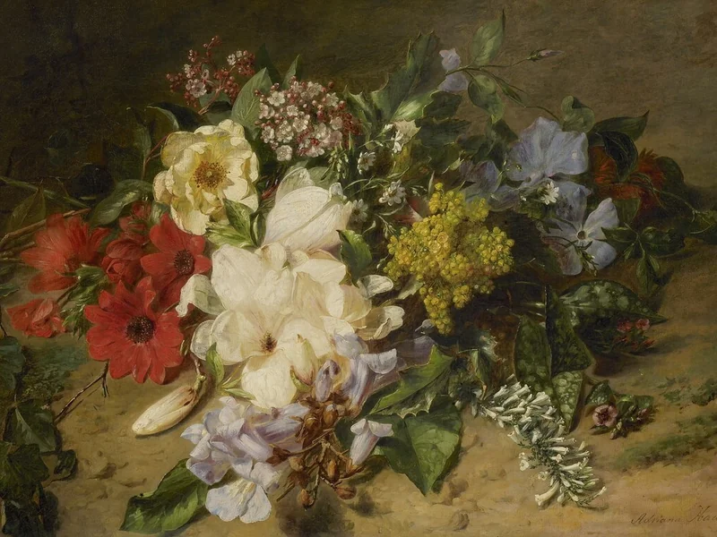 1814-Adriana Johanna Haanen - Bloemen